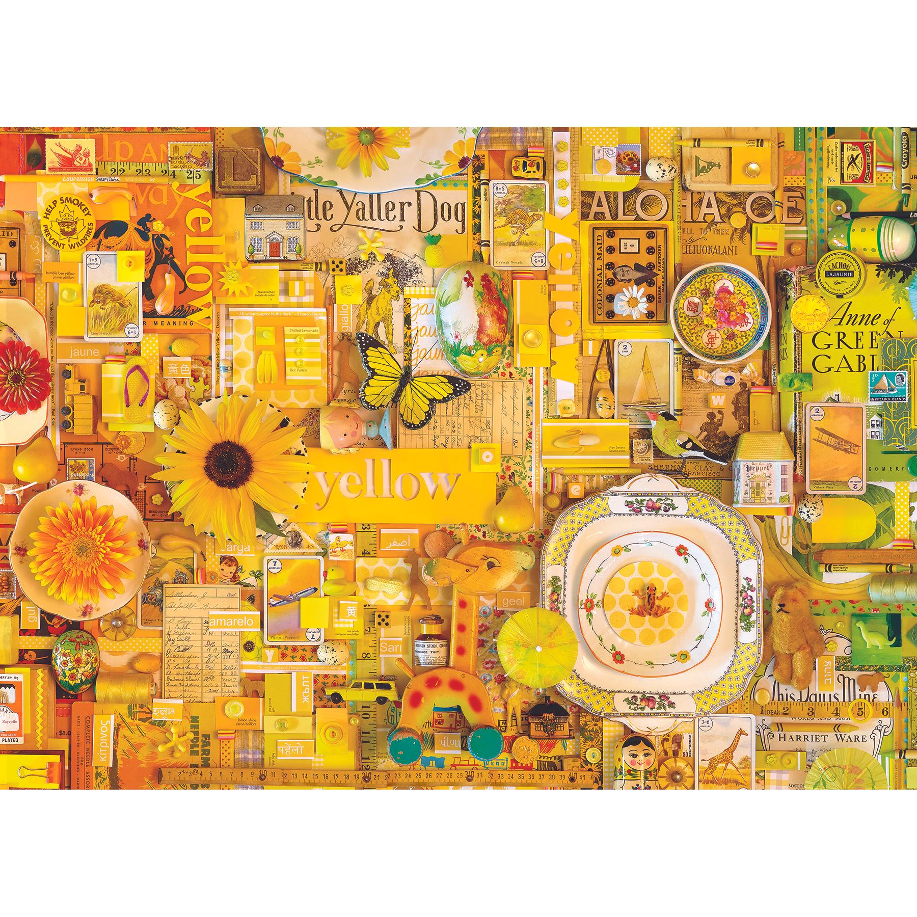 Thumbnail - Cobble Hill puzzle 1000 Teile Yellow (1000 Teile)