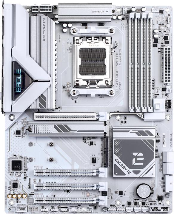Produktbild Gigabyte MB GBT AMD AM5 B850 EAGLE WF7 ICE (AM5, AMD B850, ATX)