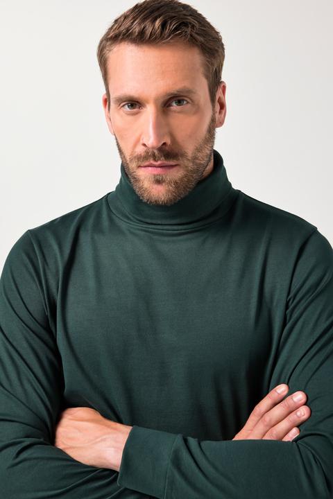 Immagine prodotto JP1880 Maglia basic di jersey con maniche lunghe e collo da risvoltare, fino alla tg. 7XL (5XL)