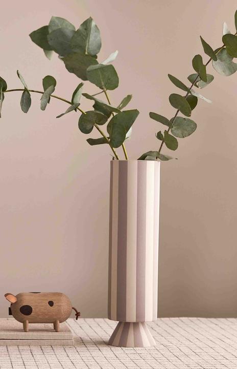 Immagine prodotto OYOY Living Ciotola decorativa Toppu alta 31 cm, Beige (1 x, 35,5 x 13 x 13 cm, 6.00 l)