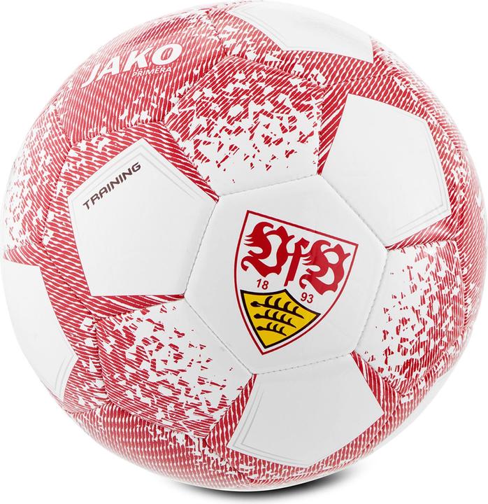 JAKO Vfb Ball Performance - weiss/rot (1)