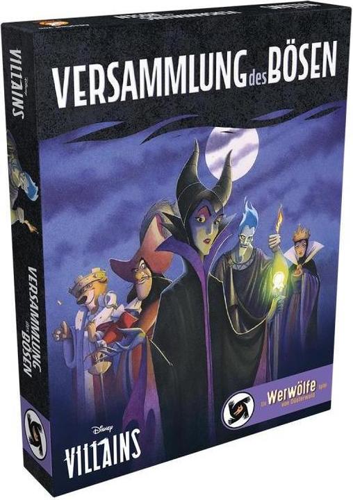 Asmodée ZYGD0014 - Disney Villains: Versammlung des Bösen - Kartenspiel, für 6-12 Spieler, ab 10 Ja (German)