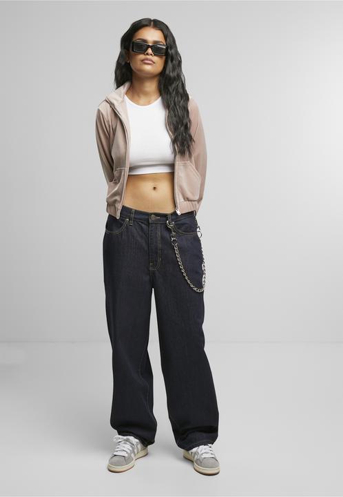 Actual product image Urban Classics Women's velour tracksuit jacket (L)