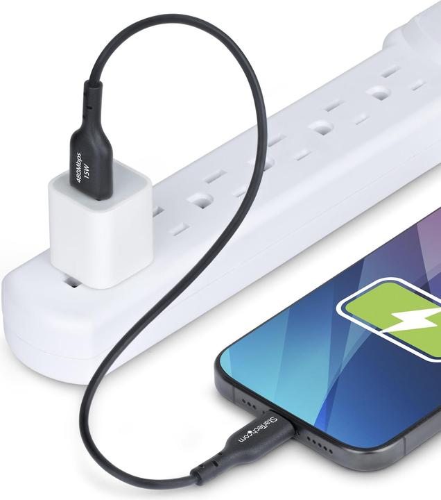 Image du produit StarTech 30CM USB-A TO USB-C CABLE CHARGER CORD USB 2.0 (0.30 m, USB 2.0, 15 W)