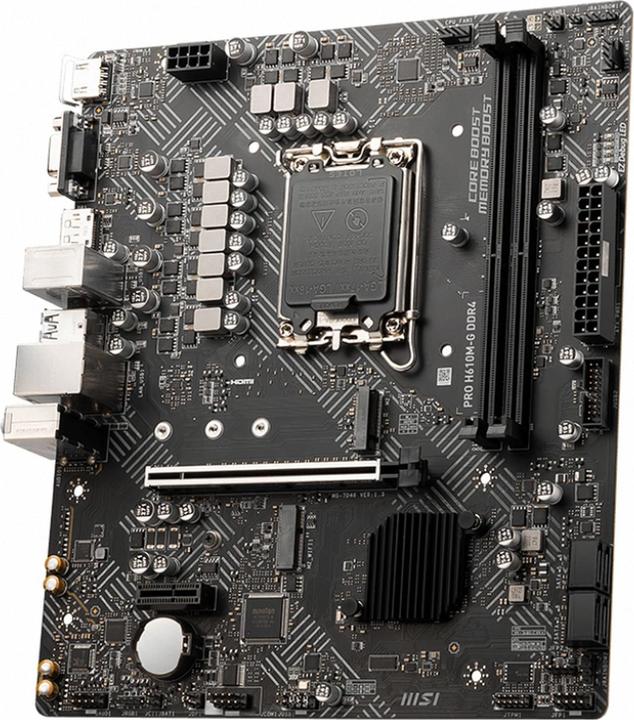 Produktbild MSI PRO H610M-G DDR4 (LGA 1700, Intel H610, mATX)