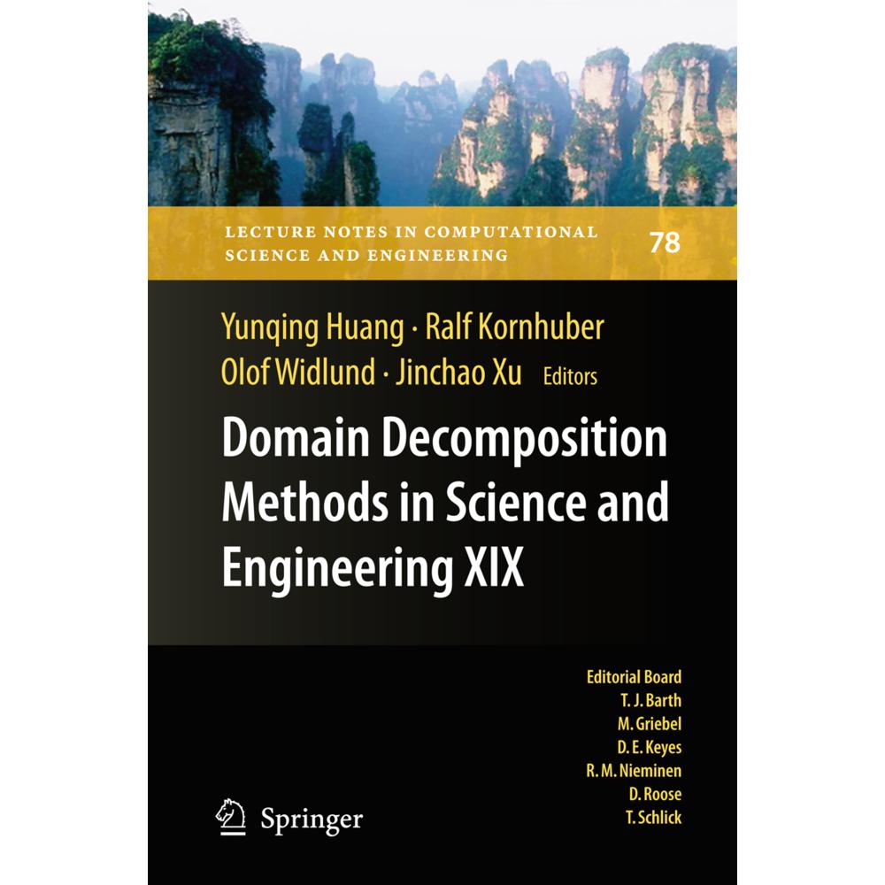 Domain Decomposition Methods in Science and Engineering XIX, Fachbücher von Jinchao Xu, Ralf Kornhuber, Olof B. Widlund,...