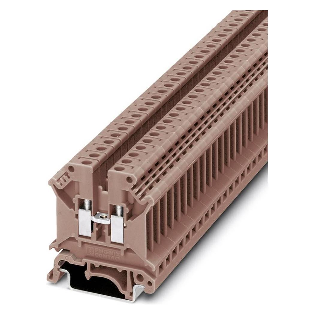 Phoenix Contact Doorvoerklemmenblok 6,2 mm Bruin, Elektronica benodigdheden + Behuizing, Bruin