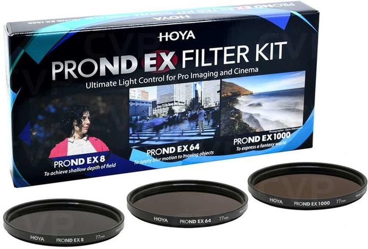 Produktbild Hoya PRO ND EX Filter Kit 8/64/1000 (58 mm, ND- / Graufilter)