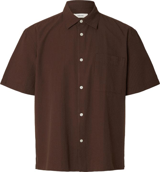 Immagine prodotto Selected Kurzärmeliges Seersucker Hemd (XL)