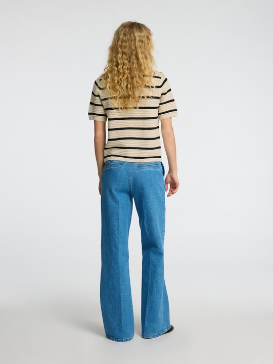 Image du produit Selected Femme Slfvinna Ss Structure Knit O-Neck Noos (M)