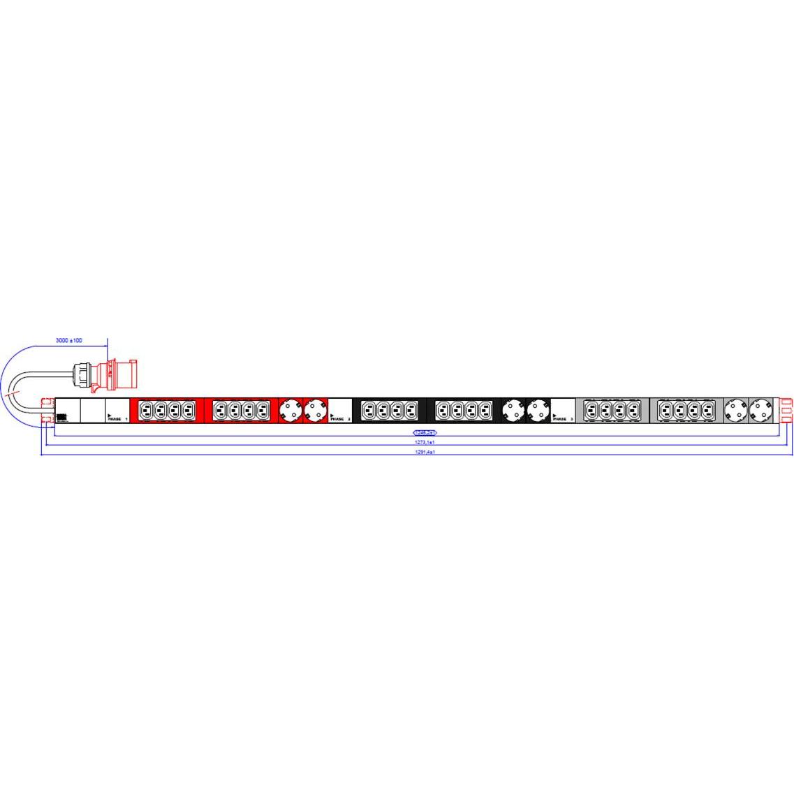 Thumbnail - Bachmann ALU 1U 24xC13 6xCEE7/3 Line, USV Zubehör
