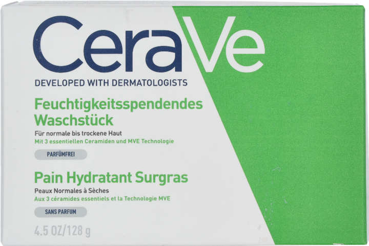 Produktbild CeraVe Feuchtigkeitsspendendes Waschstück (Reinigungstücher, 128 ml)