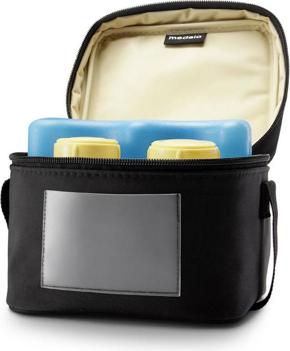Produktbild Medela Kühltasche mit 4 Milchflaschen und 1 Kühlelement