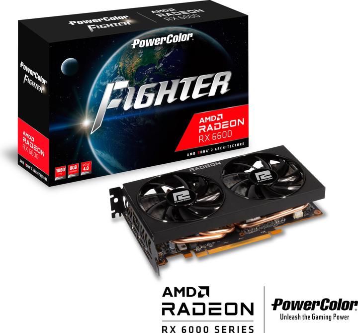 Immagine prodotto Powercolor Radeon RX 6600 Fighter (8 GB)