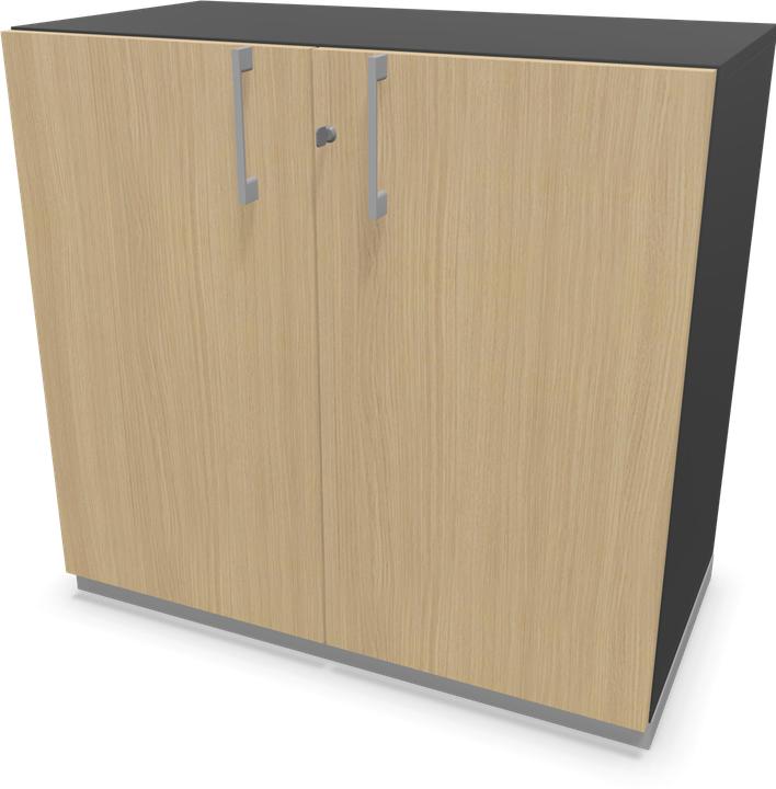 Dark grey, Oak decor bleached, Silver grey