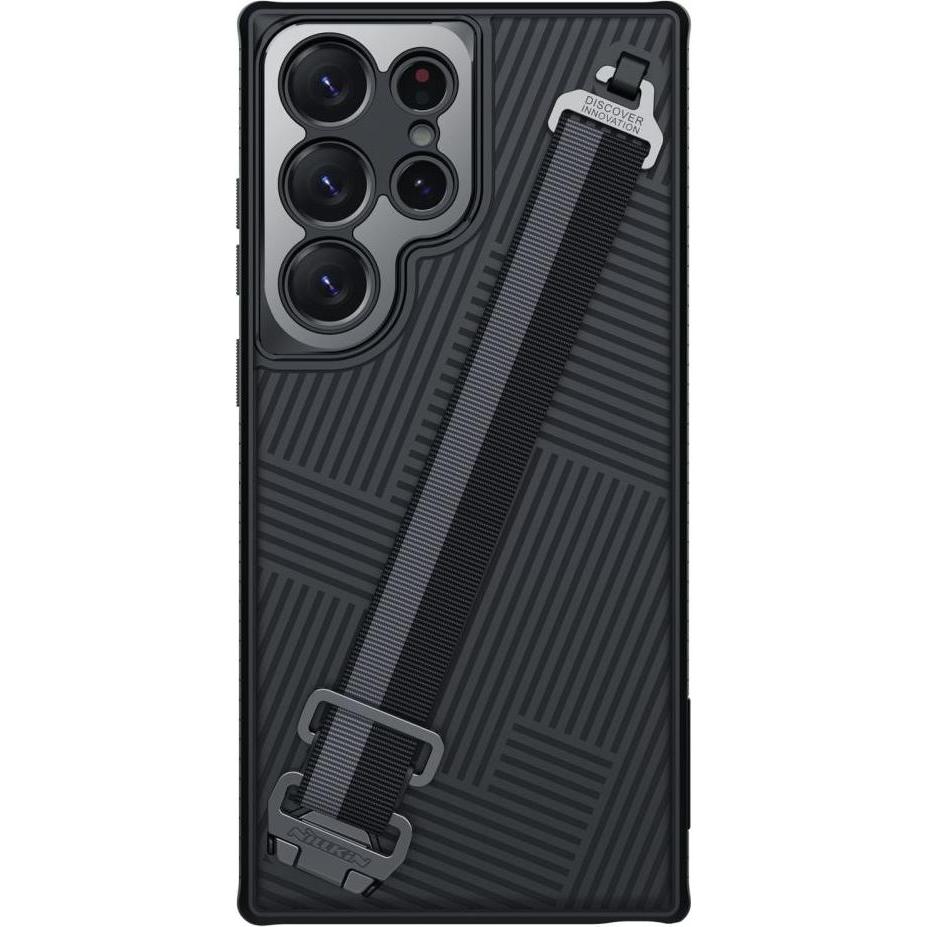 Nillkin Strap Case Galaxy S23 Ultra (Samsung Galaxy S23 Ultra), Smartphone Hülle, Schwarz