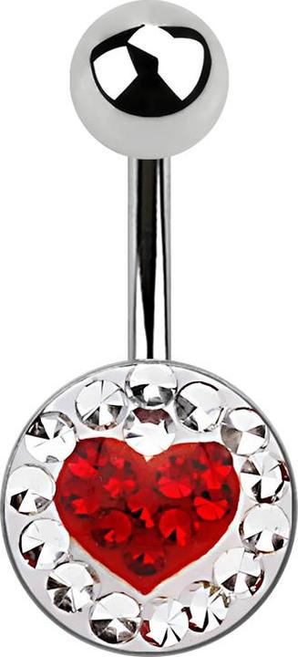 Immagine prodotto Star Piercing Banana argento con cuore (Acciaio chirurgico 316L, senza ottone)