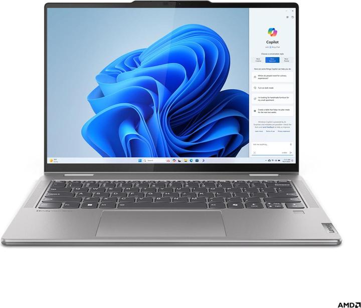 Produktbild Lenovo Yoga 7 (14", 512 GB, 16 GB, DE, AMD Ryzen 5 8640HS)