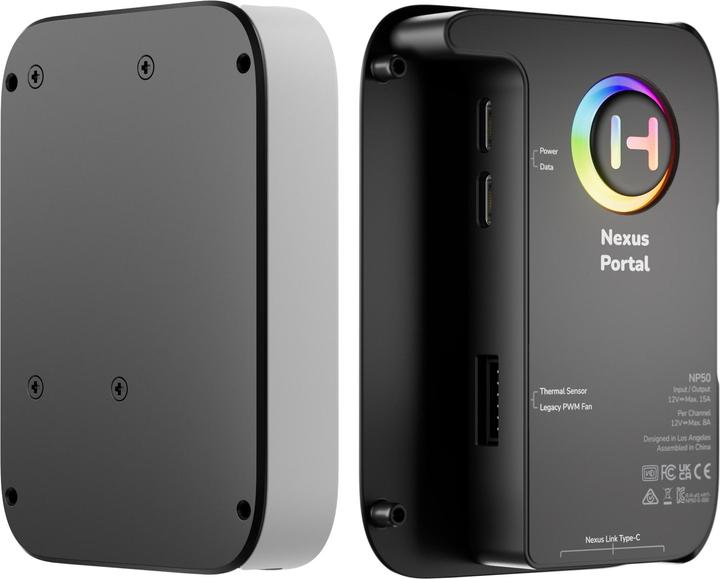 Actual product image Hyte THICC FP12 120MM PWM FAN 3PK + NP (120 mm, 3 x)