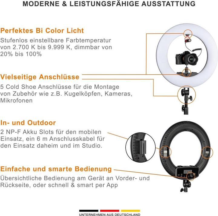Produktbild Walimex pro LED Rainbow Set (Ringleuchte)