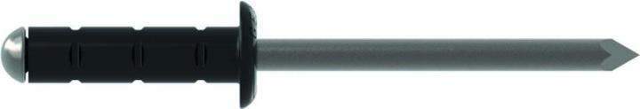 Image du produit Gesipa PG Rivet aveugle Al/A2 4x10mm RAL9005 noir KS 0,5-6,5mm (paquet de 500 pcs)