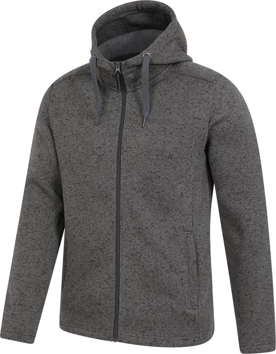 Immagine prodotto Mountain Warehouse Nevis Felpa con Cappuccio e Zip Intera Uomo (XL)