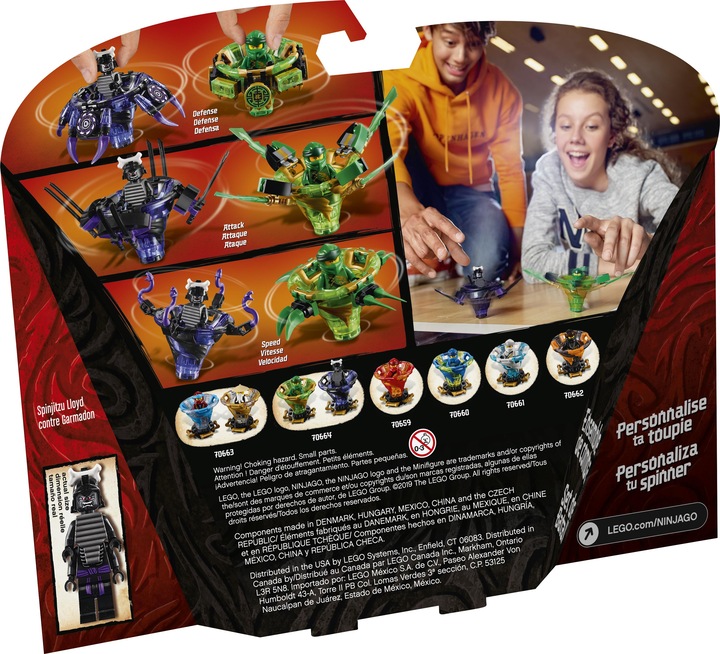 Produktbild LEGO Lloyd gegen Garmadon Spinjitzu (70664, LEGO Ninjago)