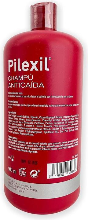 Produktbild Pilexil SHAMPOO gegen Haarausfall, Packung 2 x 900 ml (1800 ml, Flüssiges Shampoo)