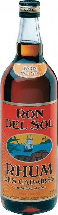 Image du produit Ron del Sol rhum (1 x 50 cl)