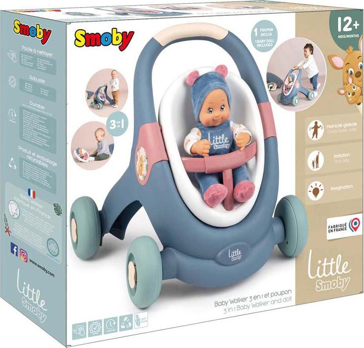 Image du produit Smoby Poussette de poupée 3 en 1