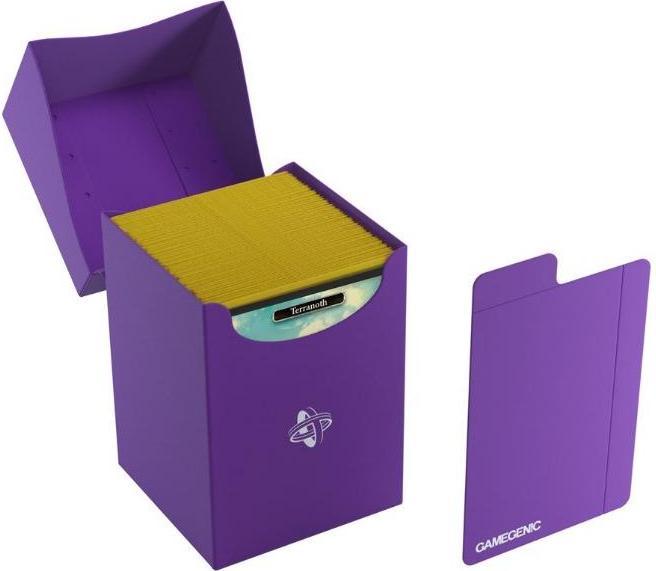 Actual product image Gamegenic GGS25037 - Deck Holder 100+ Purple Card Box