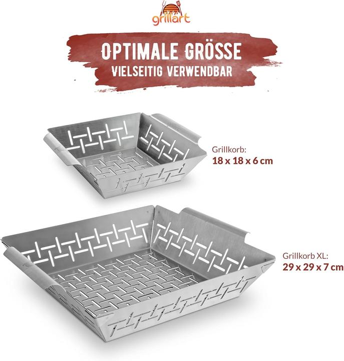 Actual product image Grillart Premium Grillkorb Set