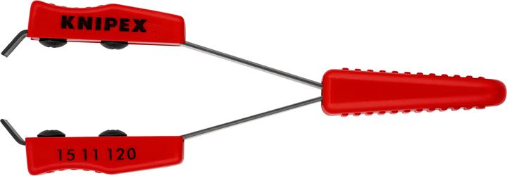 Actual product image Knipex Stripping Tweezers for coated wire 15 11 120 (120 mm)
