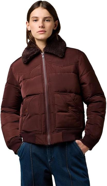 Actual product image Wrangler Western Puffer Jacket, Machine Washable Regular Fit (S)