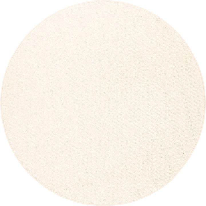 Produktbild Berber Natur Teppich Wolle Rund (133 x 133 cm)