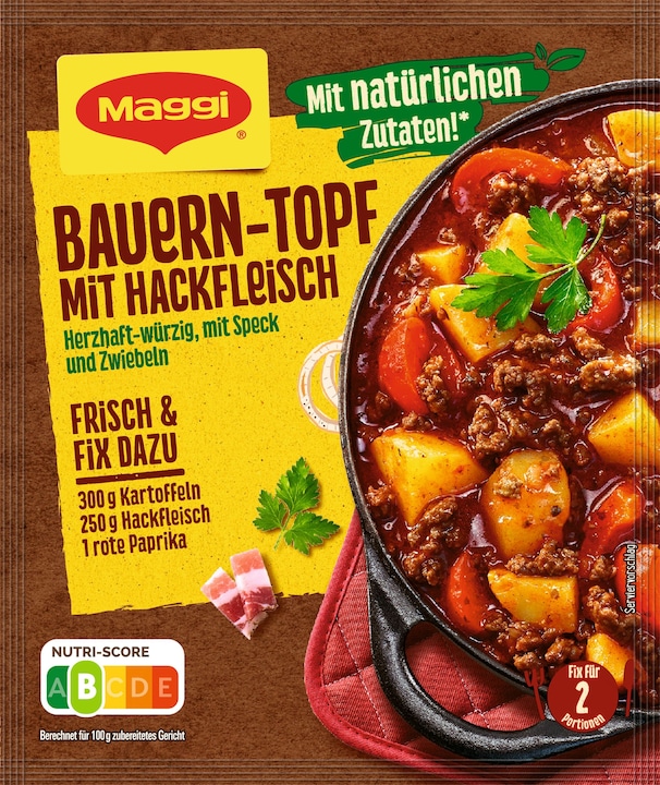Produktbild Maggi FIX Bauerntopf mit Hackfleisch (39 g)