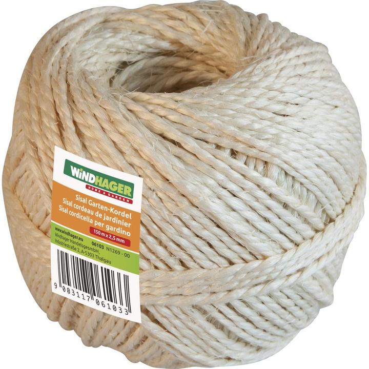 Windhager Sisal Garten-Kordel (0.25 cm)