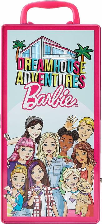 Produktbild Theo Klein Barbie Schrankkoffer Kleiderstangen und Fächern