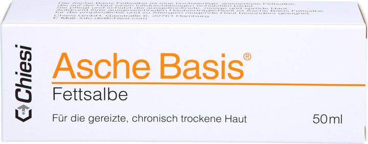 Actual product image Chiesi Ash Base Grease Ointment, 50 ml Grease Ointment (Body cream, 50 ml)