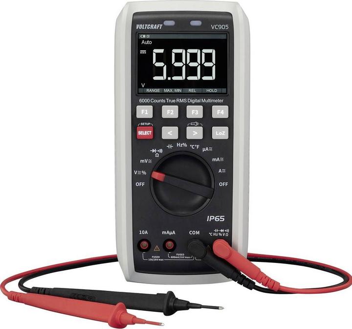 Digital multimeter Operating instructions k-type temperature sensor with point contact 4x 1.5 V block battery One pair of CAT IV 1000 V safety test leads (PVC cable)