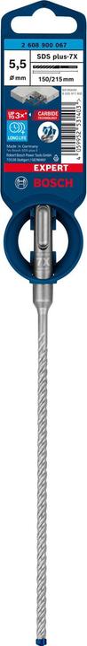 Immagine prodotto Bosch Professional Zubehör Trapano a percussione EXPERT SDS plus-7X, 5,5 x 150 x 215 mm (5,5 mm)