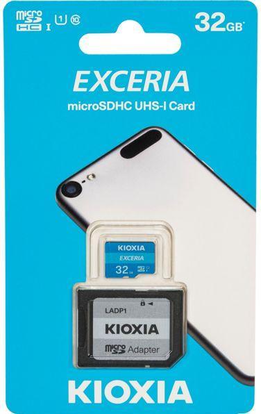 Actual product image Kioxia Exceria (32 GB, microSDHC, U1, UHS-I)