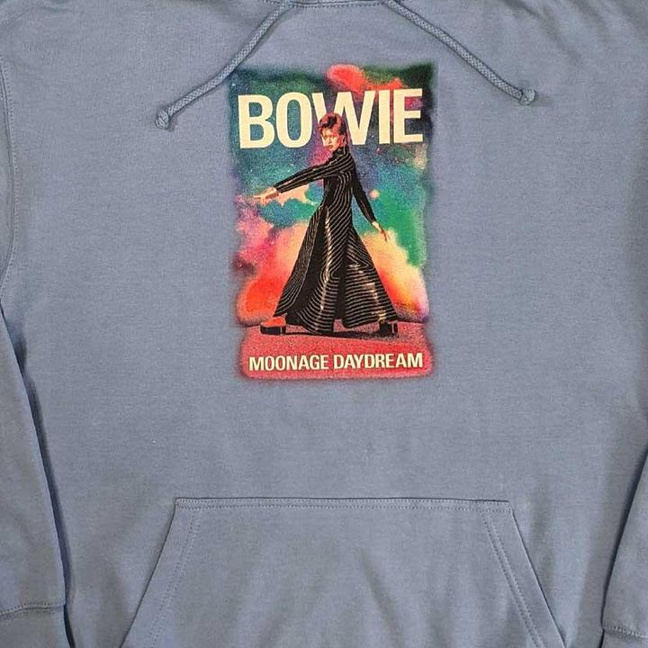 Immagine prodotto David Bowie Felpa con cappuccio Moonage 11 Fade Pullover Unisex Adulto (M)