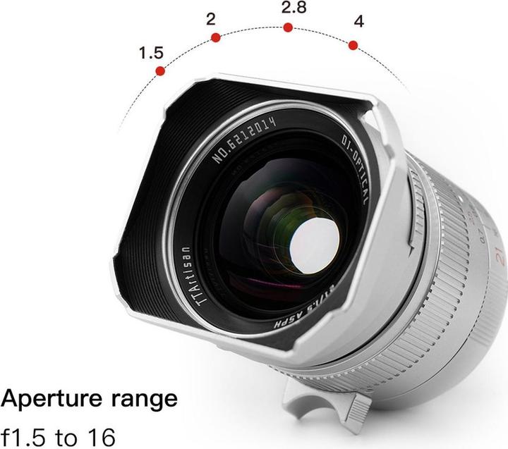 Produktbild TTArtisan 21mm F1.5 Leica M Mount (Leica M, Vollformat)