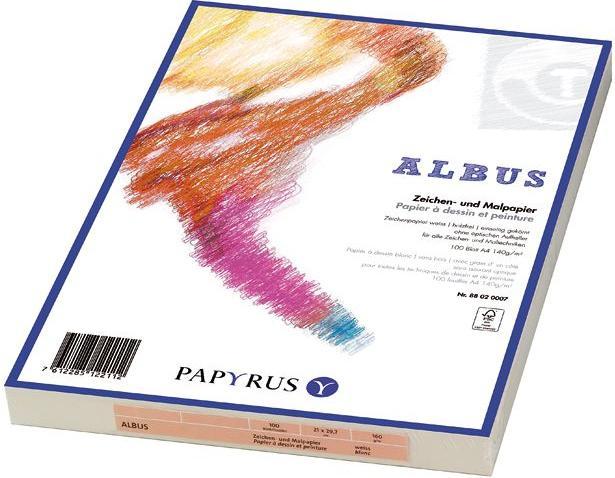 Produktbild Papyrus Albus (A4, Blanko, Weicher Einband)
