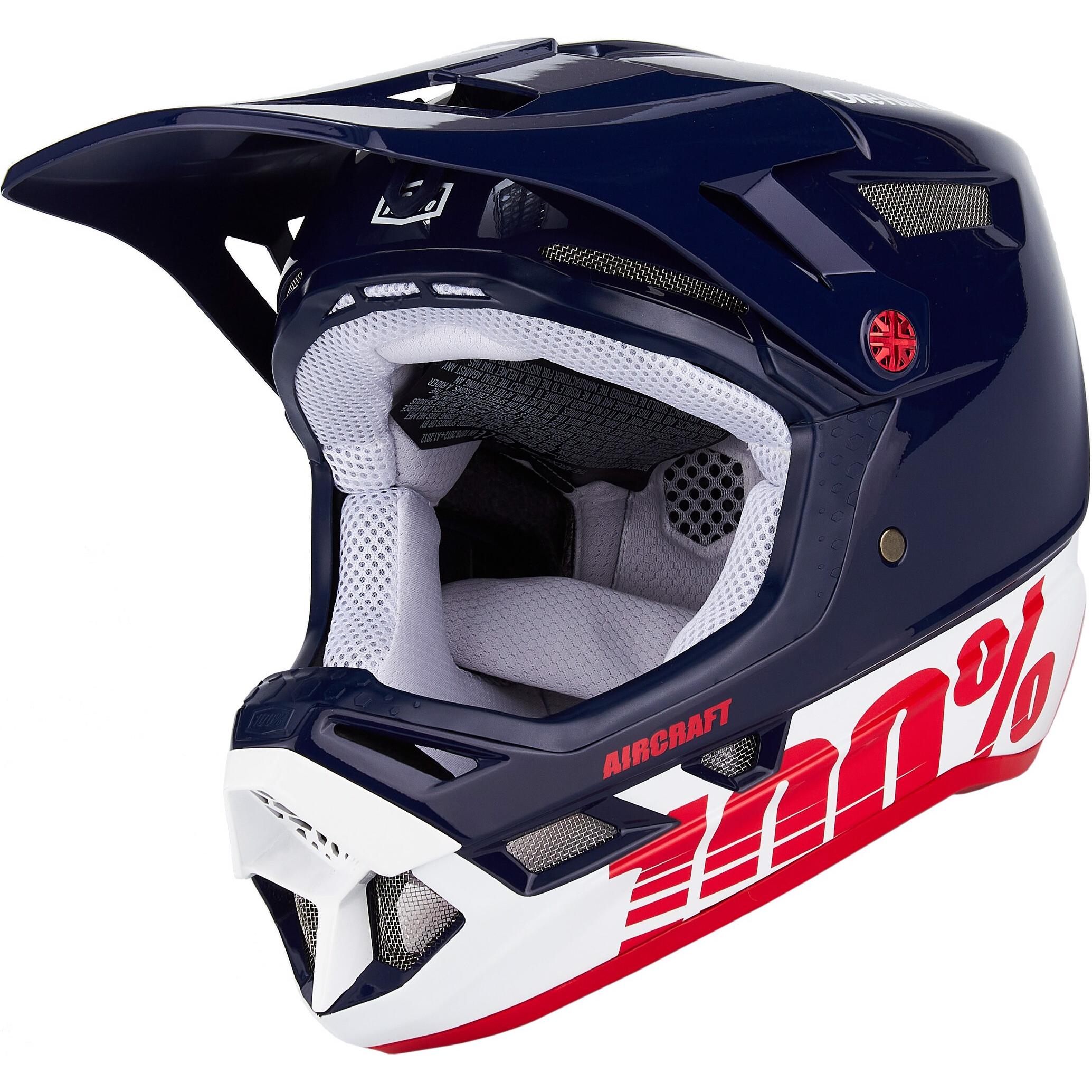 100%, Motorradhelm, Aircraft DH Composite (53 - 54 cm, XS)