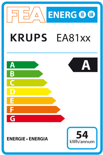 Etichetta energetica Krups Ea8161