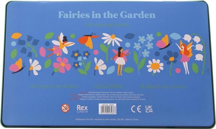 Image du produit Rex London boîte de 36 crayons de couleurs fairies in the garden (36 x)
