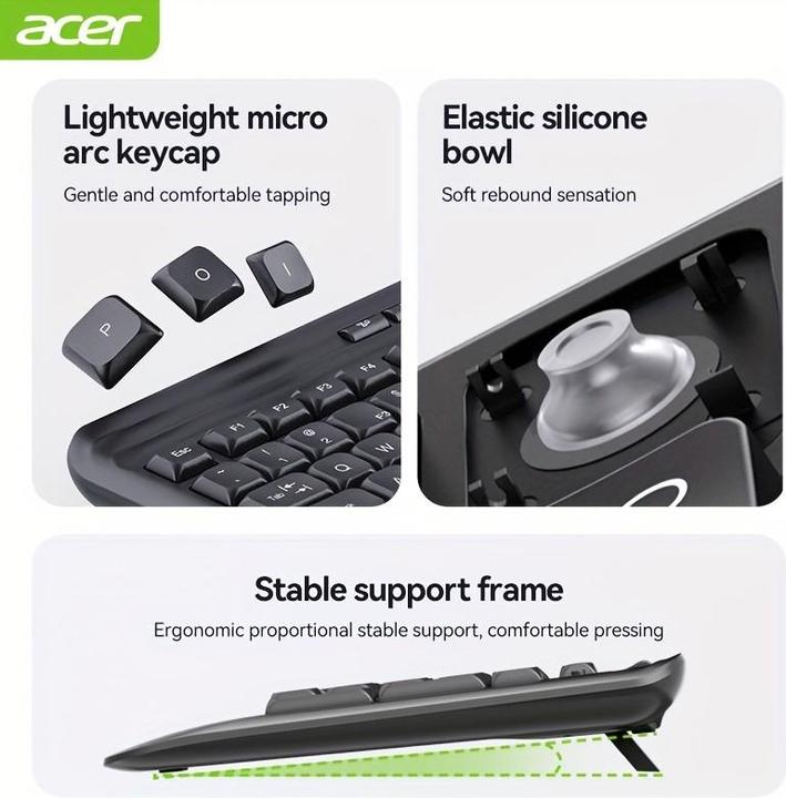Actual product image Acer Tastatur und Maus im Deutschen Layout (QWERTZ) (DE, Wireless)