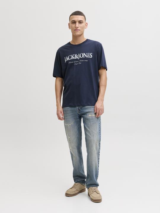 Produktbild Jack & Jones Jjdevin Daytona Print Tee Ss Crew Ln (M)